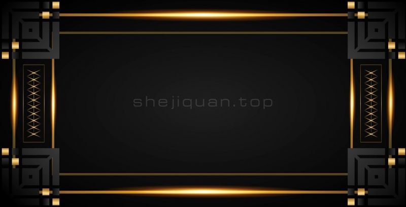 机械组件高科技设备类金光高亮可做科技机械高科技综艺类节目的设计片头或片尾中场文字相框轮廓背景