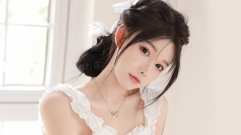 美女,女孩,人物特写,婚纱写真,头发