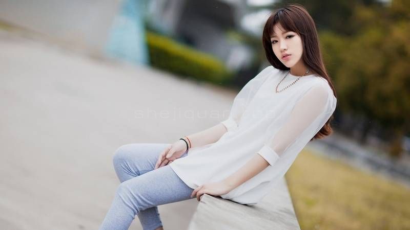 美女,上衣,水手服,衬衫,连衣裙