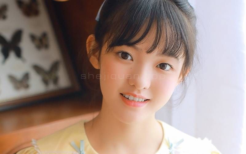 美女,人物特写,清纯少女,头发,女孩