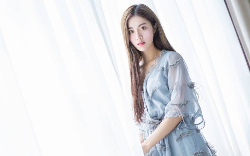 美女,上衣,时装T台,婚纱,牛仔衣