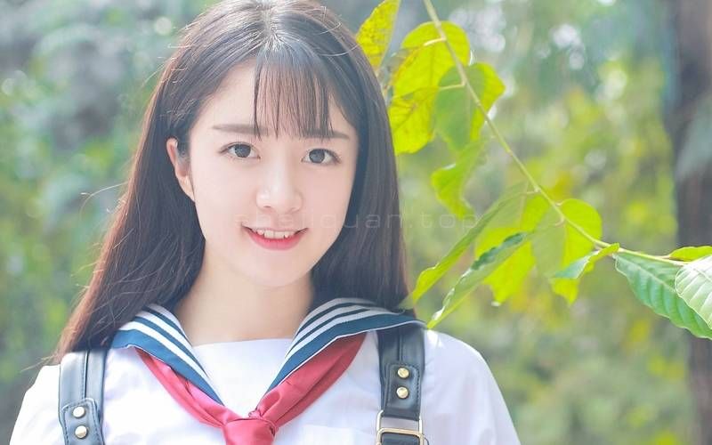 美女,水手服,女孩,卡通动漫人物,人物特写