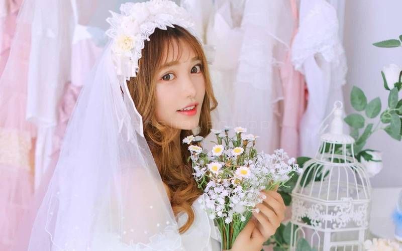 婚礼,美女,工笔画,女孩,卡通动漫人物