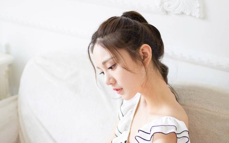 美女,上衣,假发,女孩,清纯少女