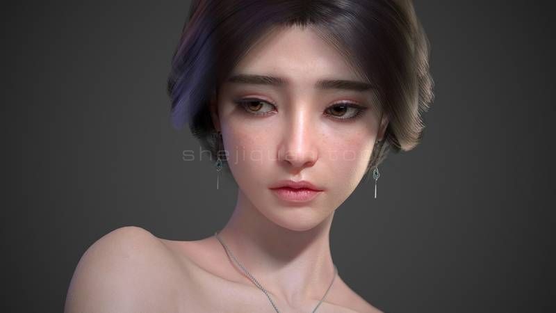 美女,人物特写,清纯少女,头发,照片